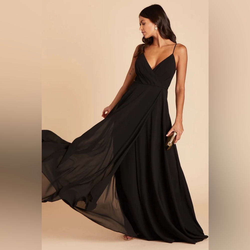 BIRDY GREY Kaia Dress- Chiffon Black NWT